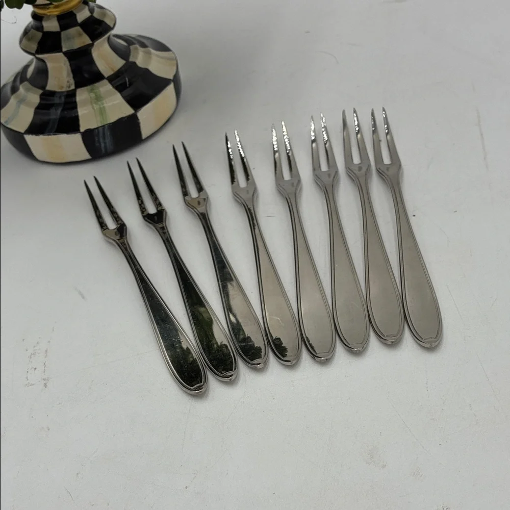 Piazza Stainless Steel Appetizer Fork Set